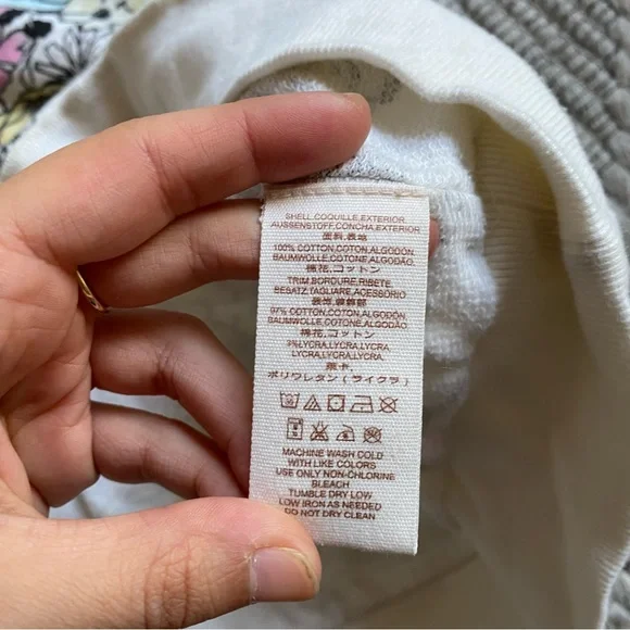 Free People Floral Off-the-Shoulder Sweater - Cream and Multicolor - Picture 9 of 11